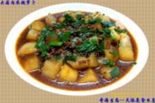 大蒜肉末烧萝卜的做法图解17
