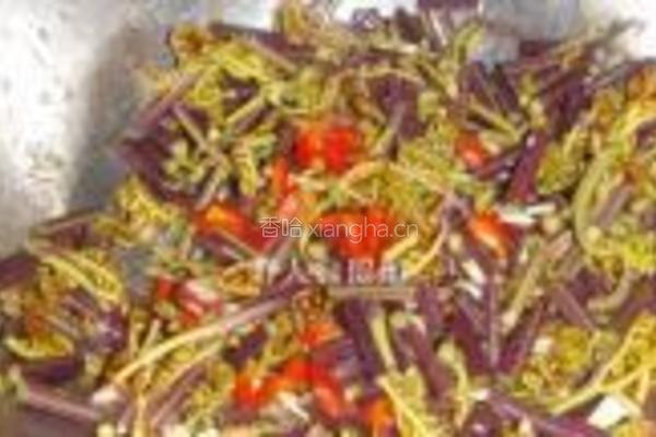 凉拌野蕨菜的做法图解4