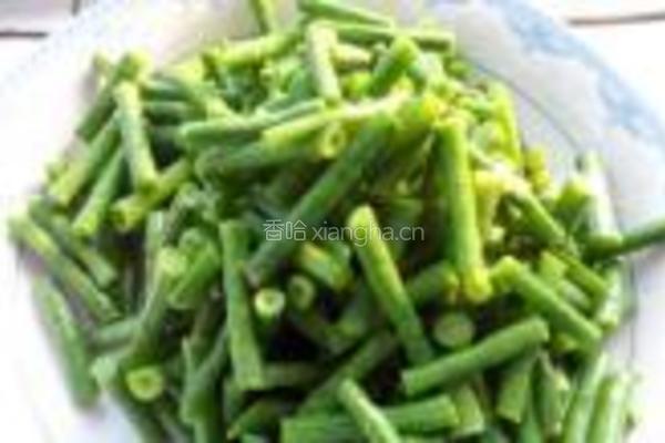 炒豇豆五花肉的做法图解5