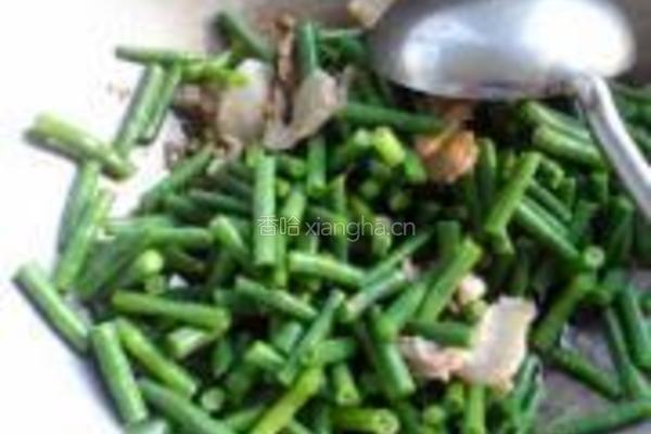 炒豇豆五花肉的做法图解9