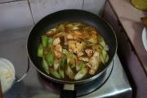 大葱炒豆腐的做法图解8