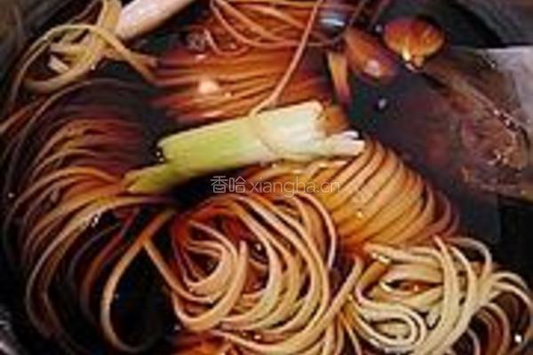 香卤豆皮拌豆苗的做法图解6