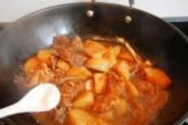 土豆烧飞鸭的做法图解7