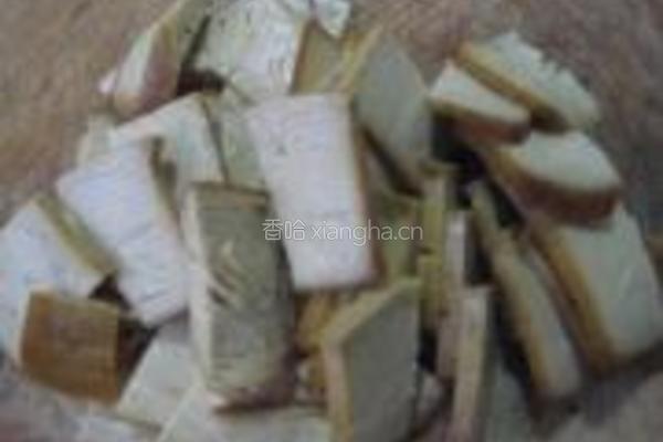 凉拌藠头香糕的做法图解3