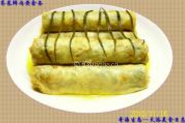 荠菜鲜肉黄金条的做法图解37