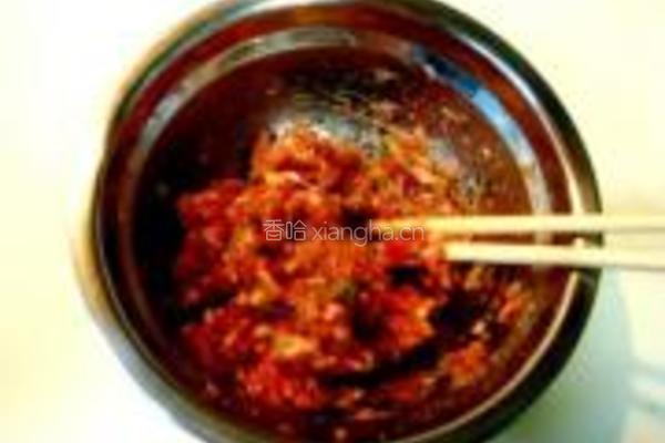 碧绿香菇盒的做法图解7