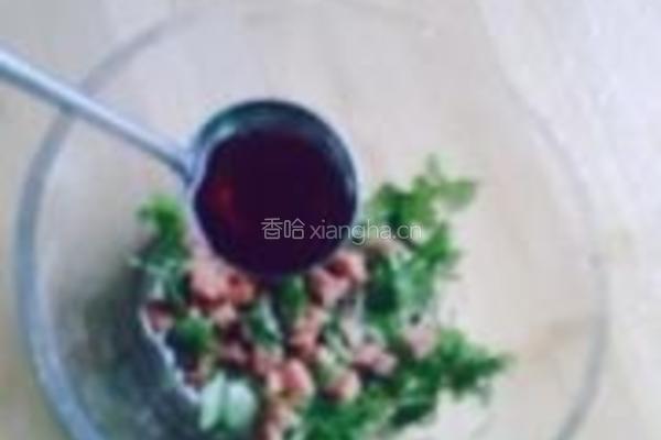香菜火腿拌豆腐的做法图解8