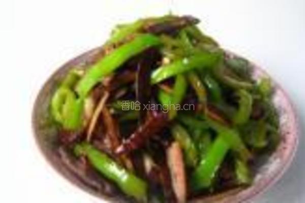 徽茶干青椒肉丝的做法图解12