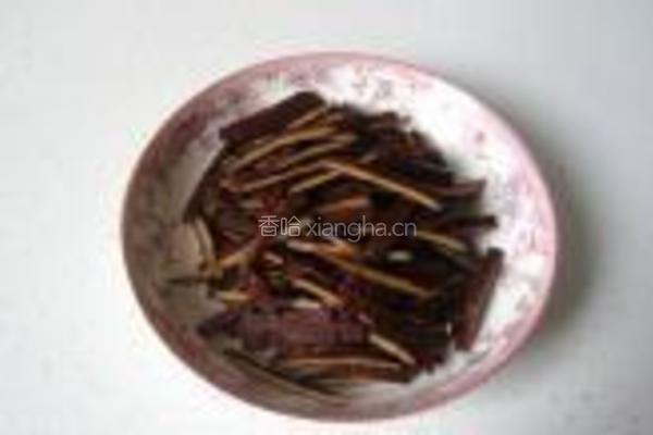徽茶干青椒肉丝的做法图解4