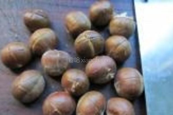 板栗烧寸排的做法图解3
