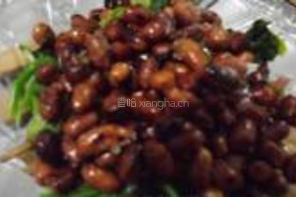 陈醋菠菜花生米的做法图解7