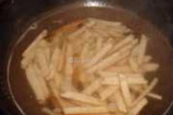 芹菜香干肉丝的做法图解6