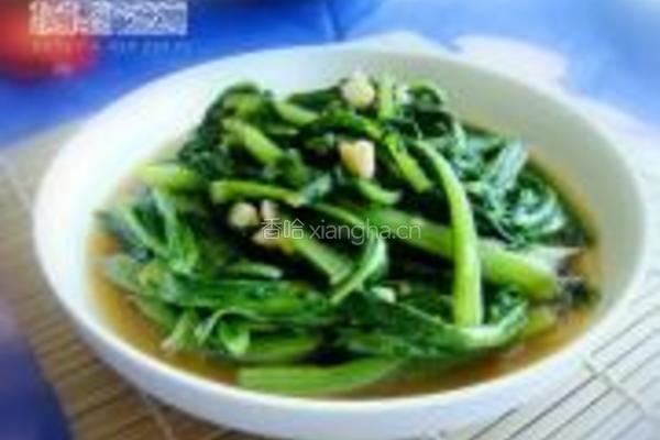 素炒油麦菜的做法图解10