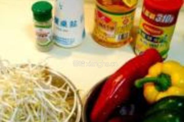 酸辣五色炒银牙的做法图解1