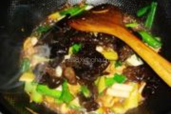 鸡蛋肉丝炒三样的做法图解12