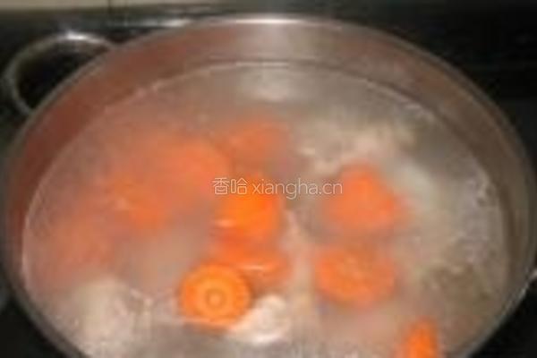 紫淮山猪骨汤的做法图解5