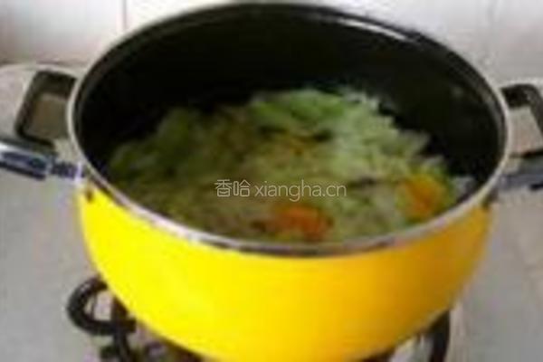 炝拌甘蓝菜的做法图解4
