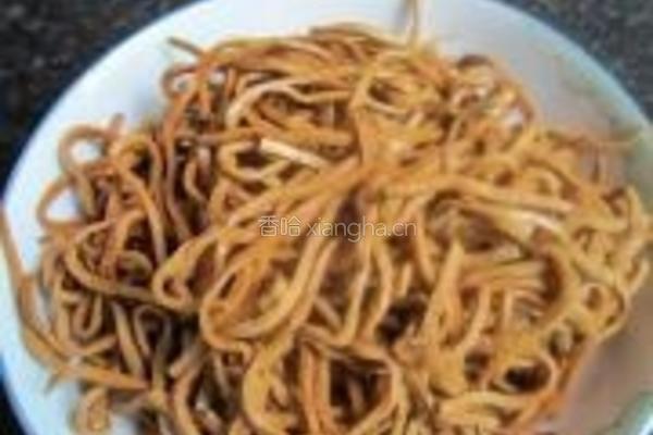 卤豆腐丝的做法图解1