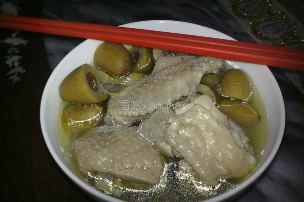 青橄榄炖鸡汤