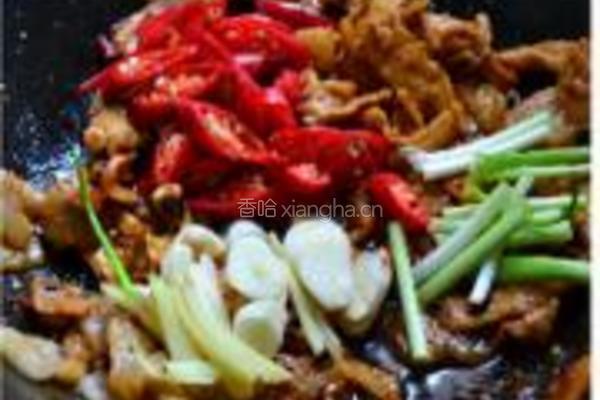 香干炒肉的做法图解6