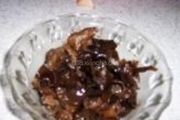 凉拌木耳菜花的做法图解2