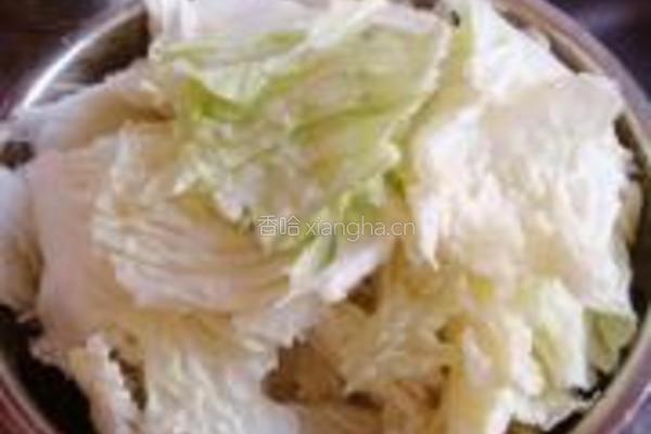 醋溜手撕白菜的做法图解2