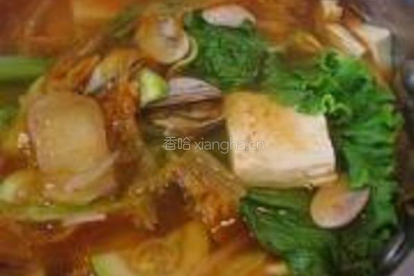韩式泡菜蛤蜊汤的做法图解11