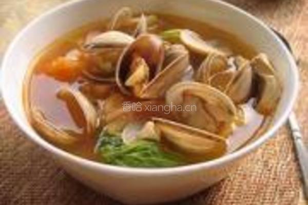 韩式泡菜蛤蜊汤的做法图解12