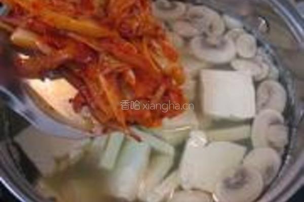 韩式泡菜蛤蜊汤的做法图解7