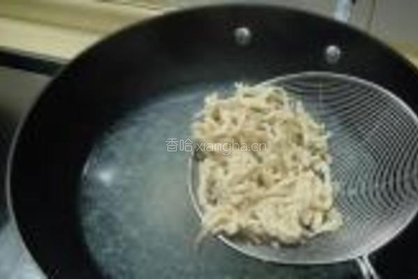 鸡丝拌春笋的做法图解8