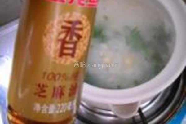 荠菜黄豆粥的做法图解7