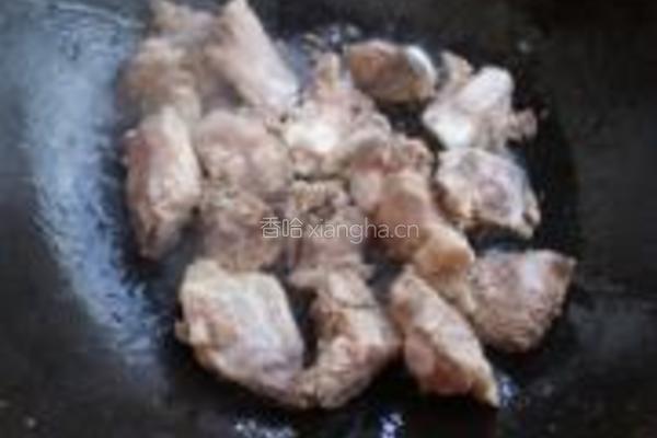 土豆烧排骨的做法图解4