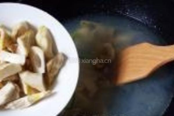 笋尖河蚌煲豆腐的做法图解7