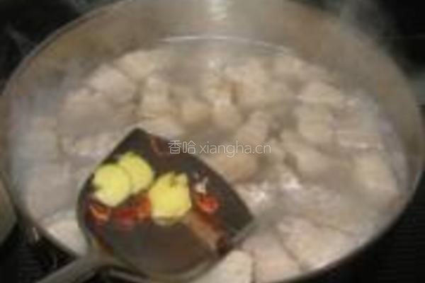 百页结烧五花肉的做法图解3