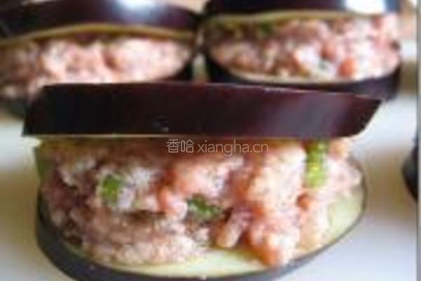 炸茄盒的做法图解2