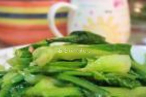 蒜炒油麦菜的做法图解3