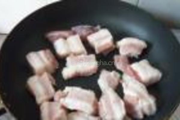 干豆角红烧肉的做法图解3