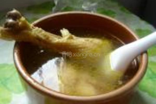西洋参煲鸡汤的做法图解9