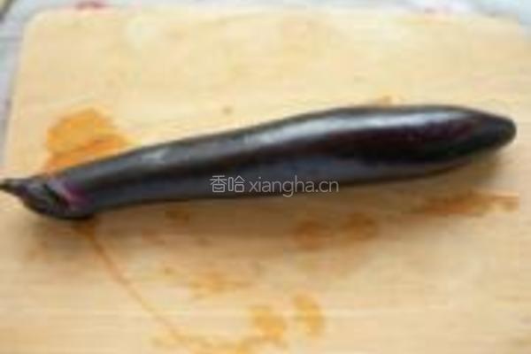 菊花茄子的做法图解2