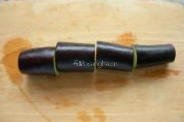 菊花茄子的做法图解3