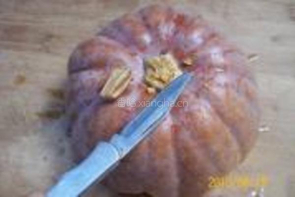 红豆南瓜粉蒸肉的做法图解2