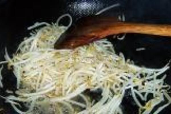 爆炒豆芽的做法图解5