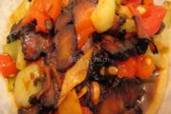 酱油肉炒双素的做法图解5