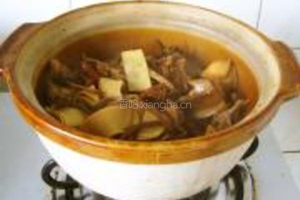 茶树菇焖鸭的做法图解8