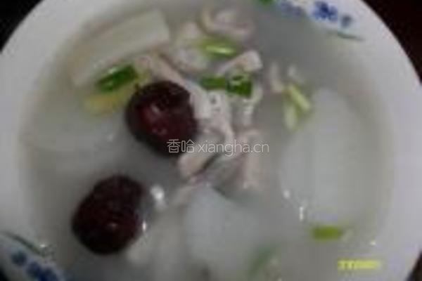 山药猪肚汤的做法图解3