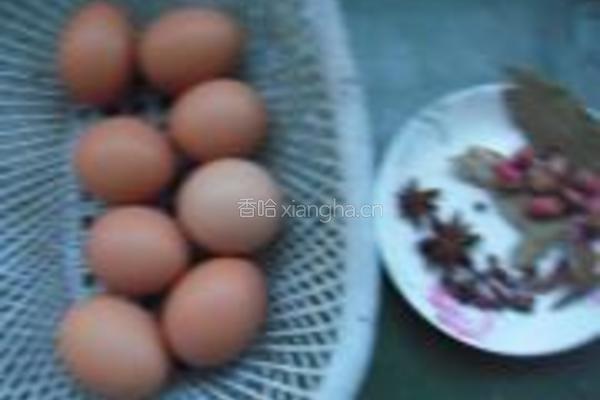玫瑰花茶叶蛋的做法图解1