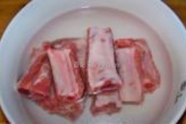 小米酒香蒸排骨的做法图解3
