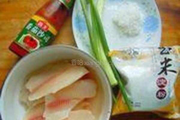 茄汁鲷鱼条的做法图解1
