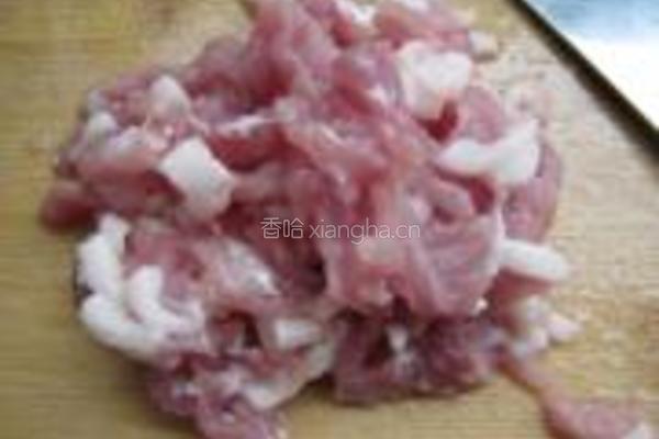 雪菜香干炒肉丝的做法图解1