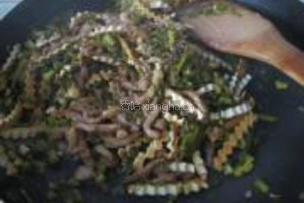 雪菜香干炒肉丝的做法图解9